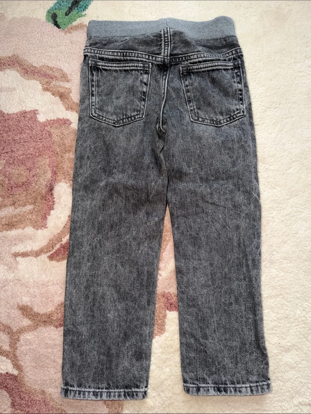 GAP Black Washed Pull-On Kids Slim Jeans
